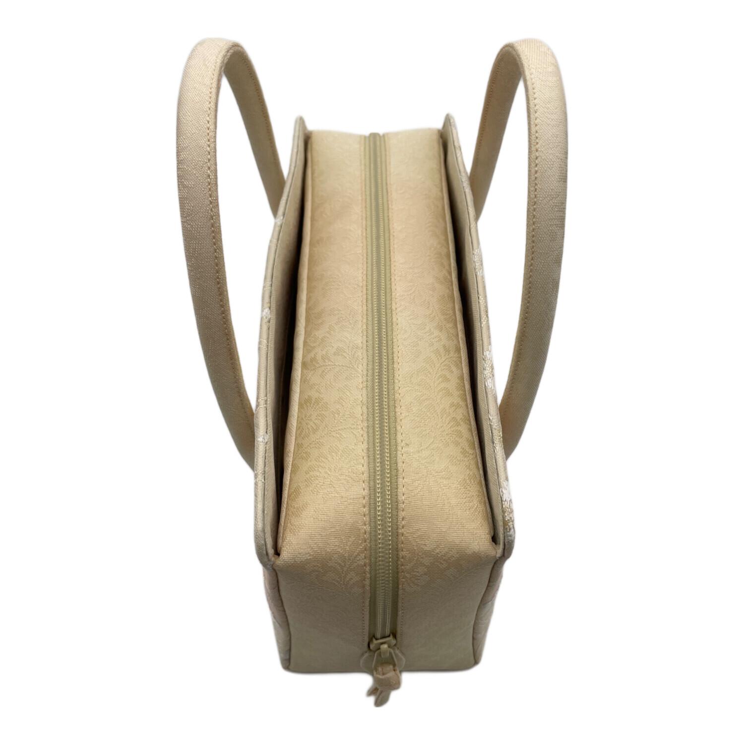 伊と忠 和装バッグ 利休バッグ ベージュ 花菱｜トレファクONLINE