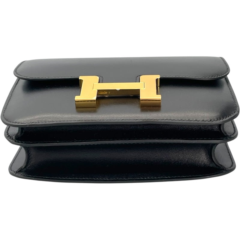エルメス HERMES コンスタンス3 ミニ ミロワール K刻 ブラック GD金具