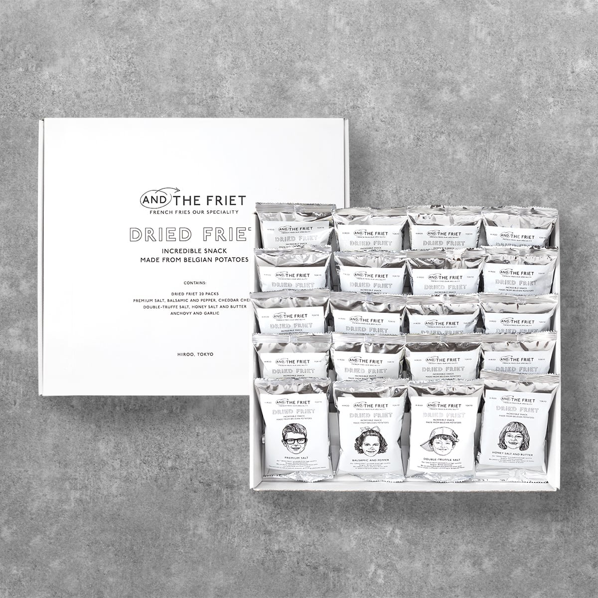 ミニ20個：MINI 20-PACK GIFT BOX｜アンド ザ フリット公式通販