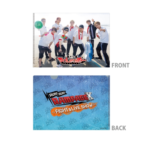 RUN!RUN!RAMPAGE X クリアファイル2枚セット/あっしゃっすぅ～ | TEAM