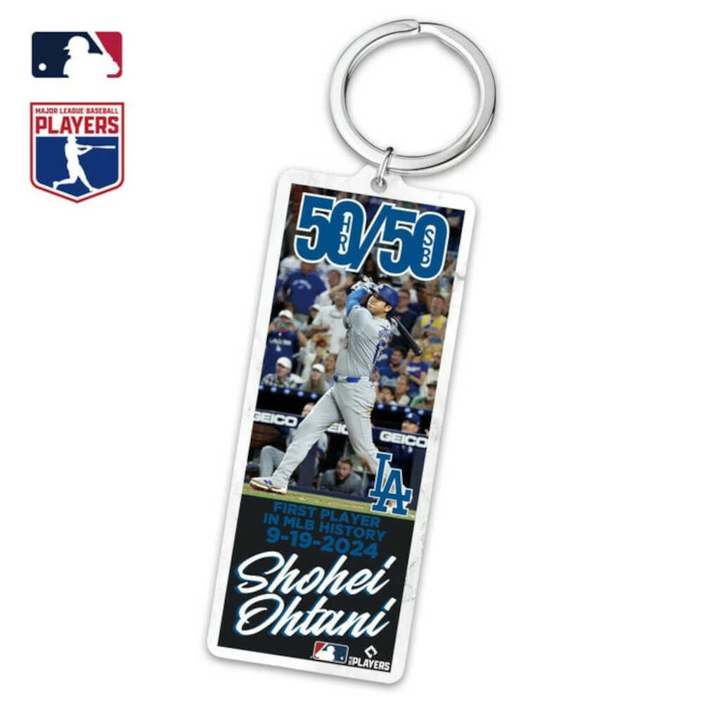 大谷翔平ドジャースキーホルダー 50/50達成記念[04402] 【直送品