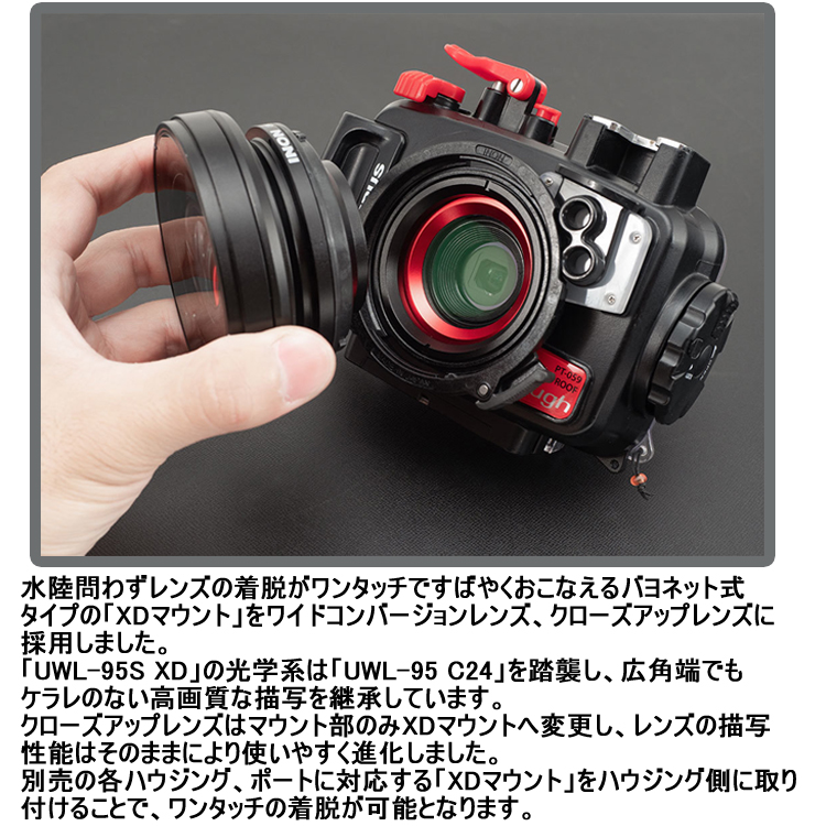 mic21ダイビングショップ[ INON ] クローズアップレンズ UCL-165 XD