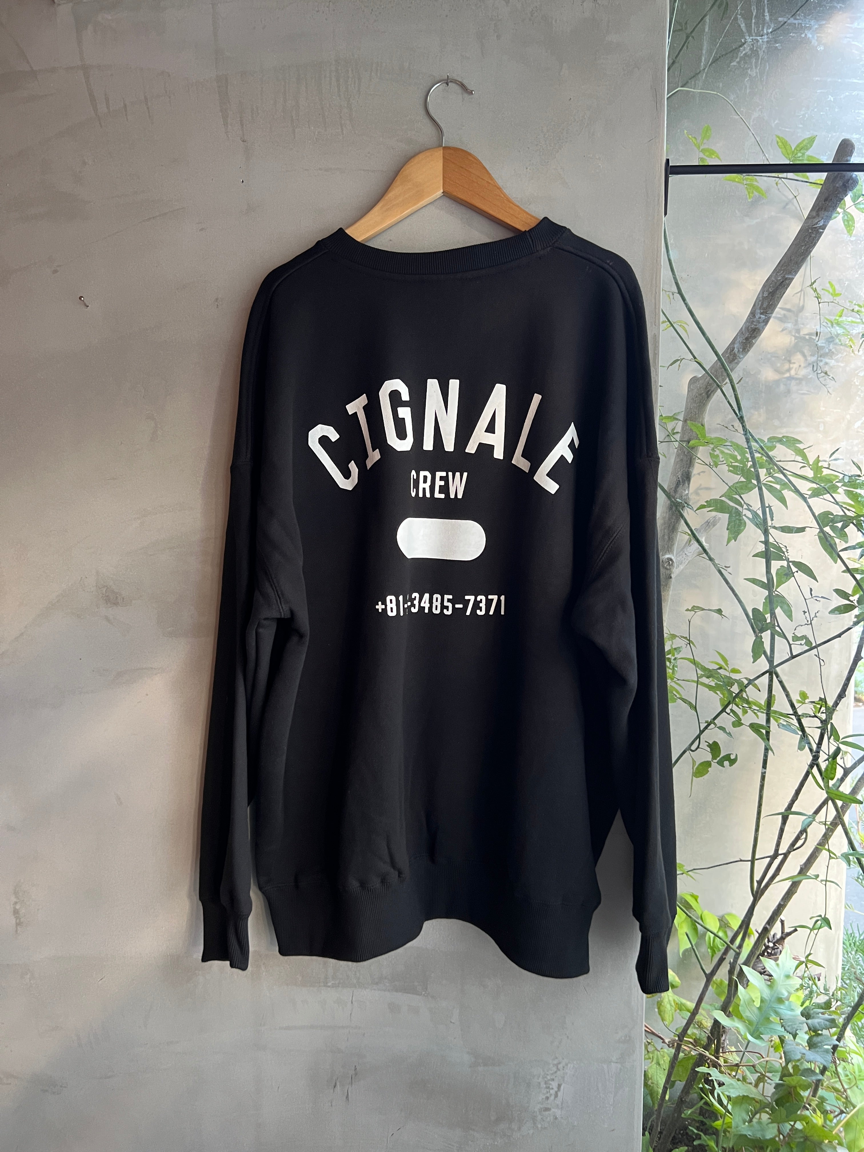 RESTOCK】Cignale × edit & co. CREW SWEAT