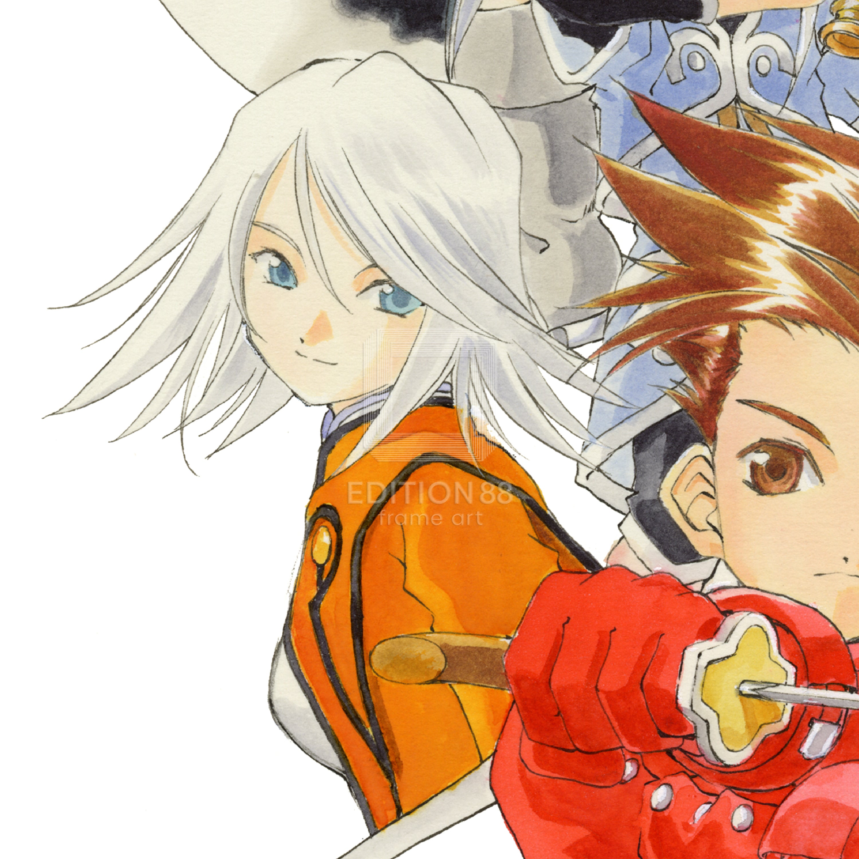 テイルズ オブ シンフォニア 」88グラフ1/藤島康介（箔押しサイン入り）