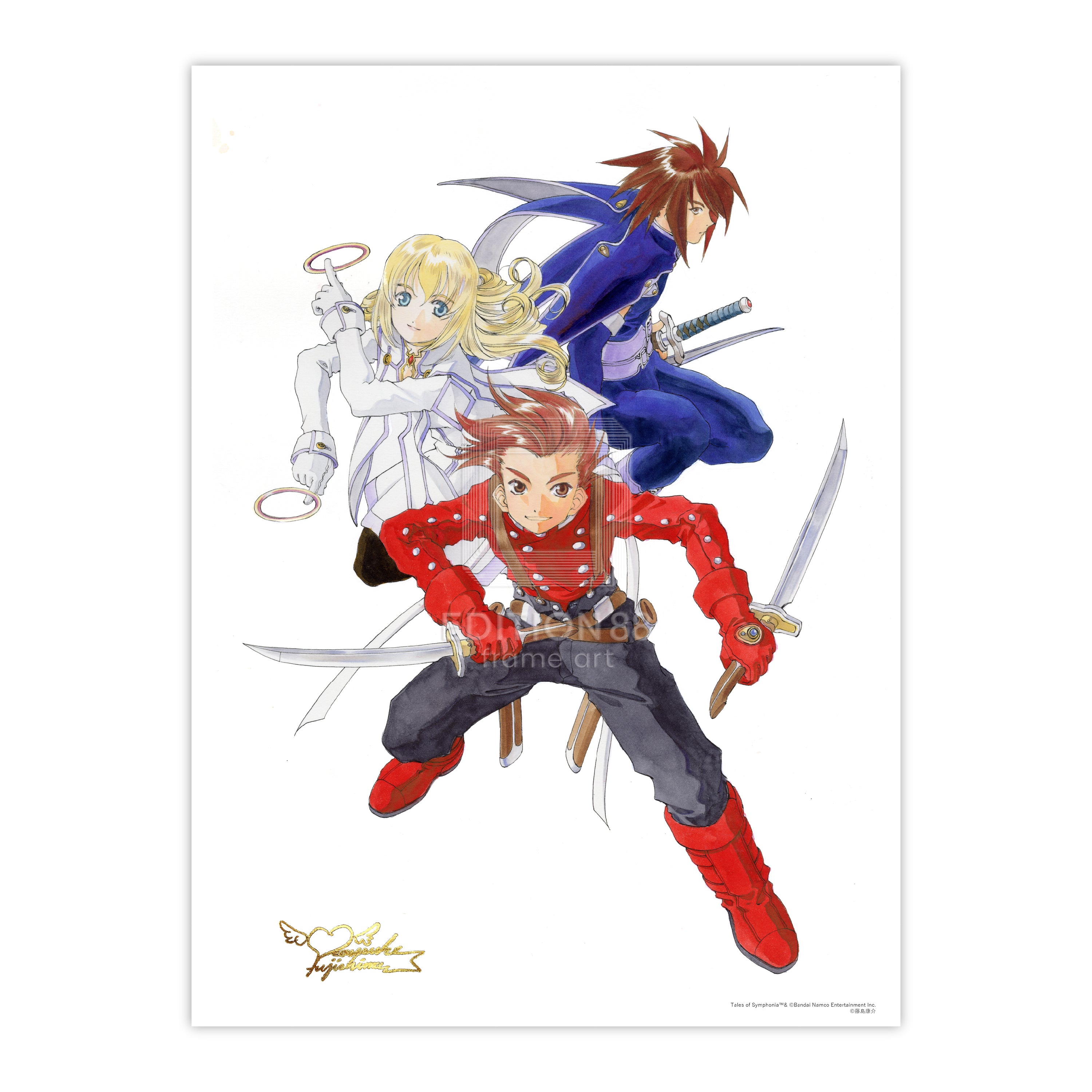 テイルズ オブ シンフォニア」88グラフ2/藤島康介（箔押しサイン入り）