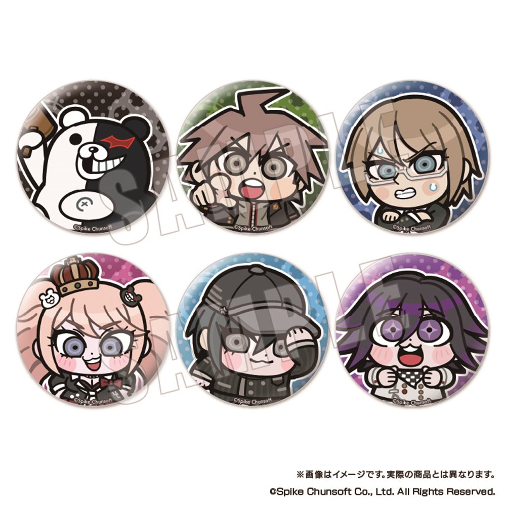 ダンガンロンパ グラフアート アニメ 絶望編 缶バッジ 十六夜 狛枝