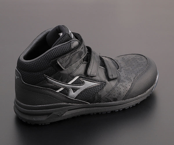 ミズノ 安全靴 F1GA220009 26.5cm ブラック×ダークシルバー オール