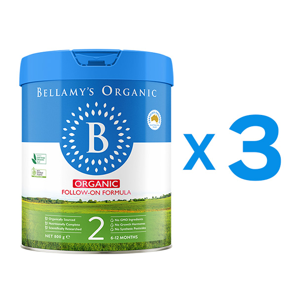 Bellamy's (ベラミーズ) オーガニック粉ミルク ステップ2 (6～12カ月