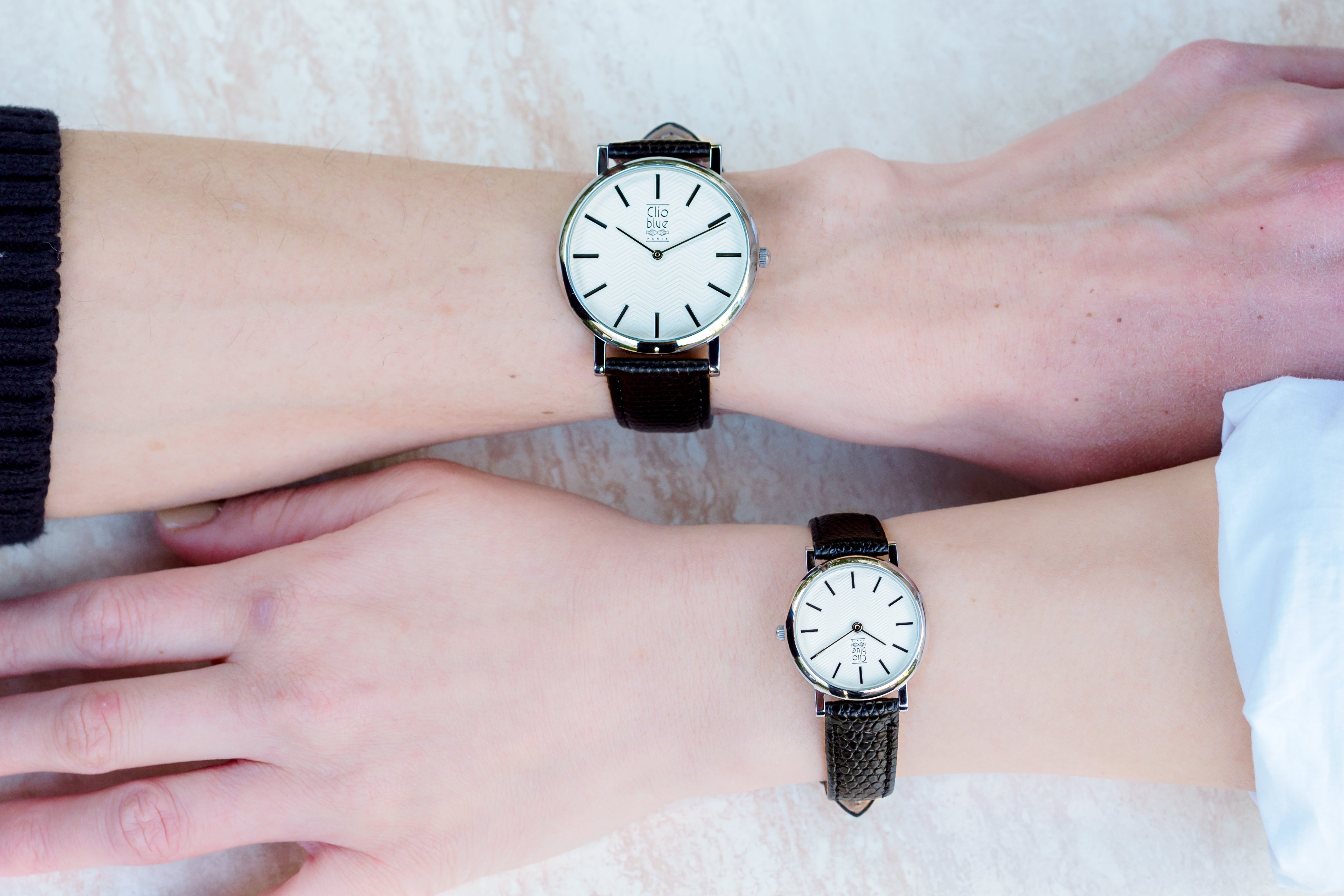 リザード風型押メンズウォッチ Clio Blue(クリオブルー) – ELZION