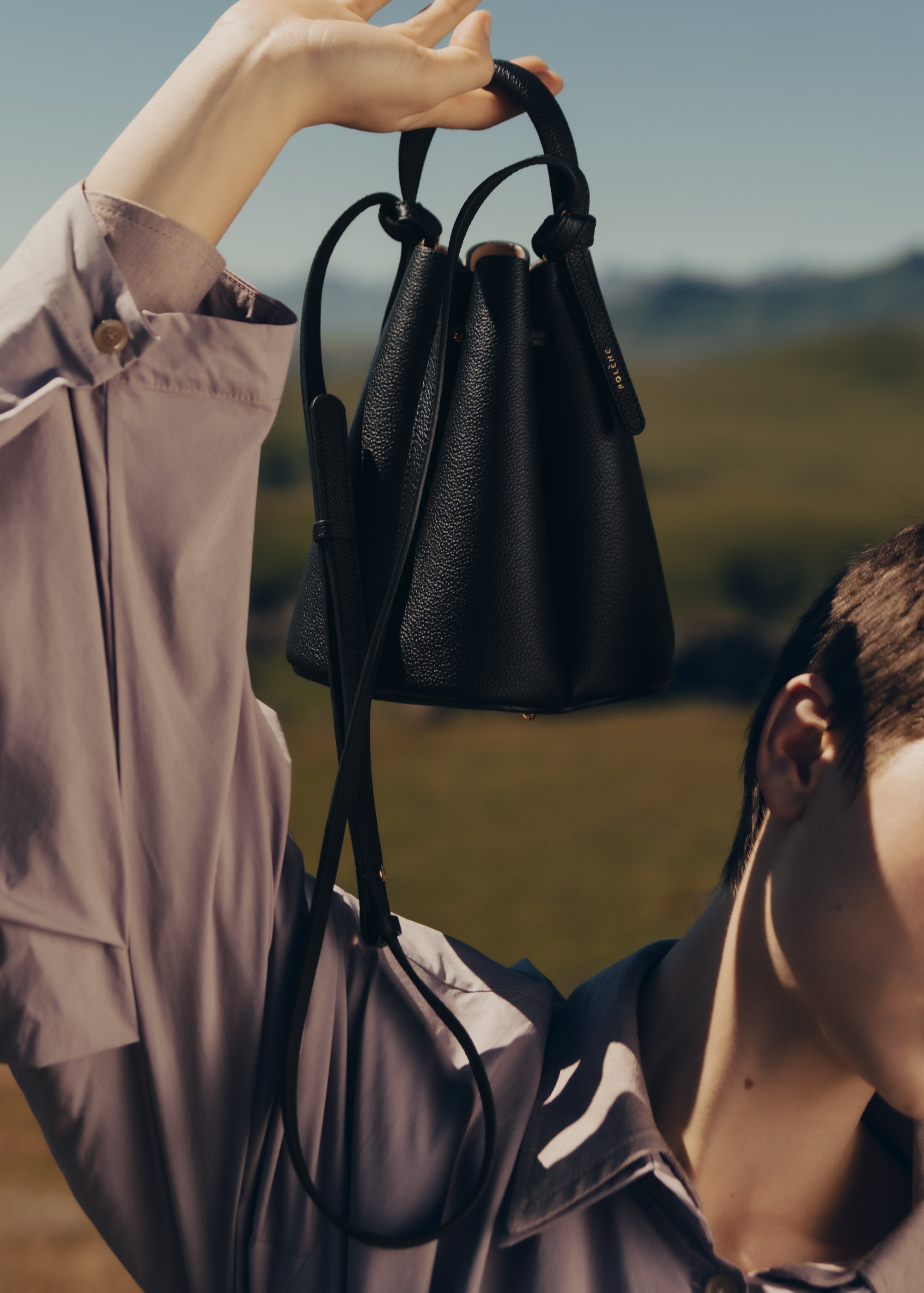 Polène | Bag - Numéro Huit Mini - Textured Black