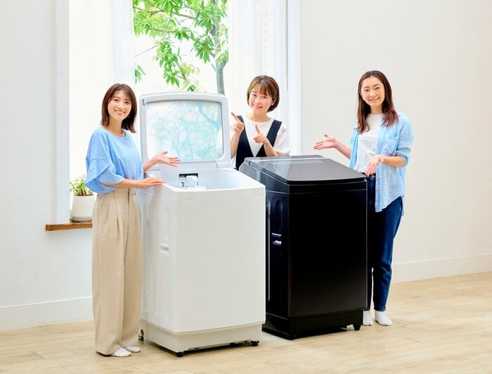 がんこ汚れも落とす最新「縦型洗濯機」がすごい！おしゃれな見た目の