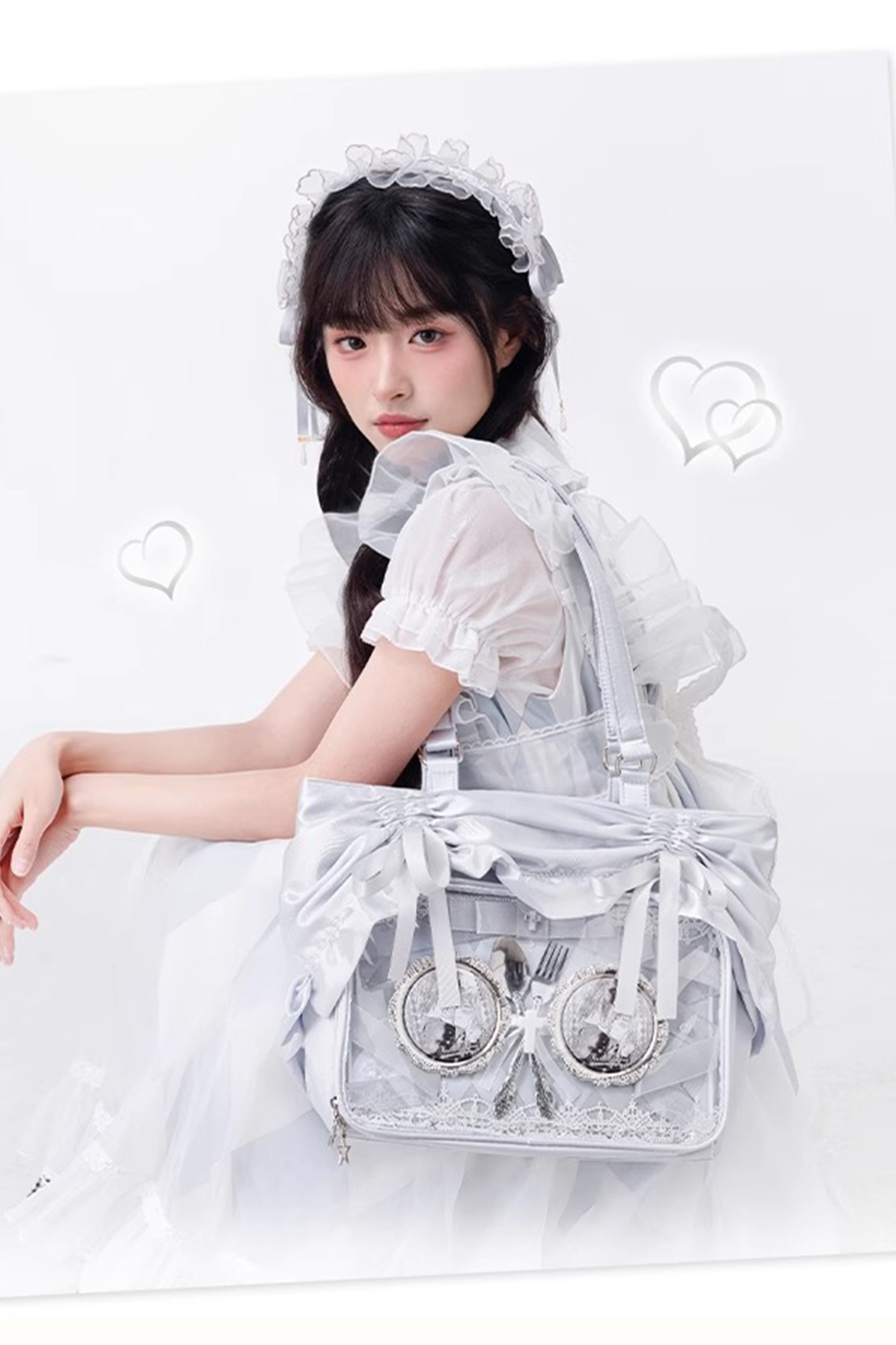 天蓋カーテン風痛バッグ【ROSYPOSY】 – Epetice