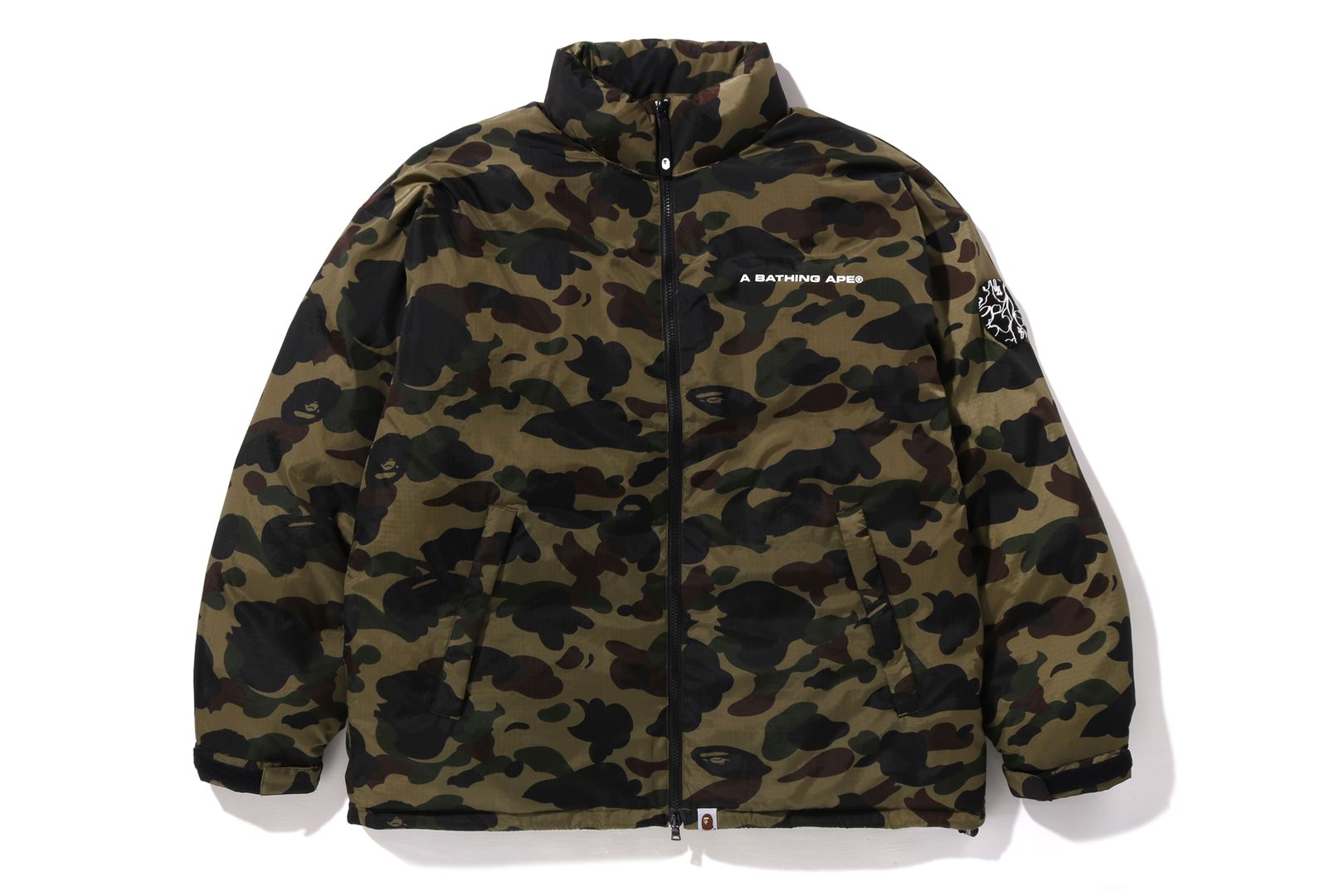 1ST CAMO DOWN JACKET – eu.bape.com