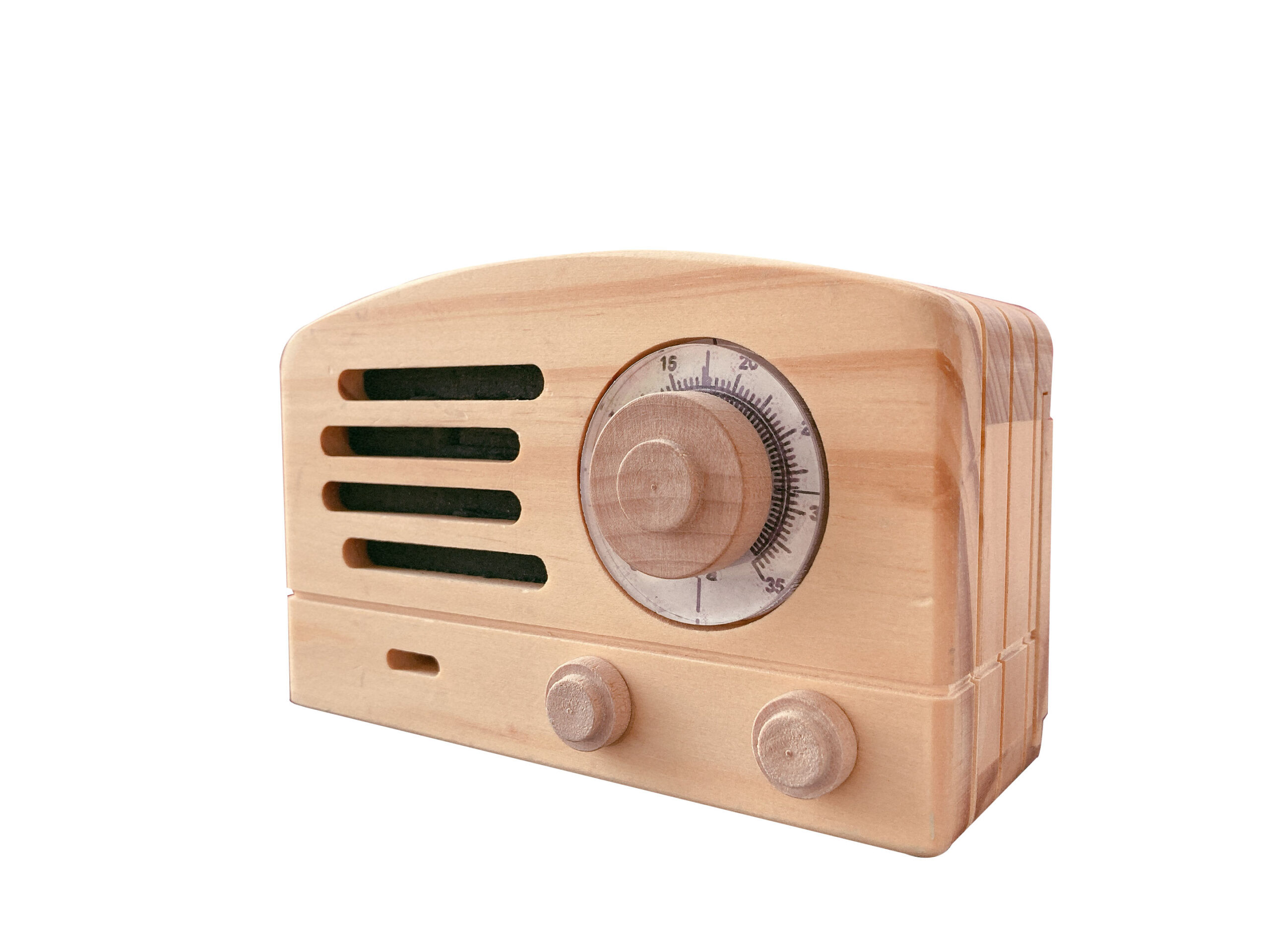 EC限定・お菓子なし※ラジオ木箱 （ライトブラウン） | 株式会社エウレカ