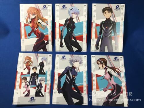 エヴァグッズ No.1983～1988 エヴァストア9周年記念 オリジナル2021年