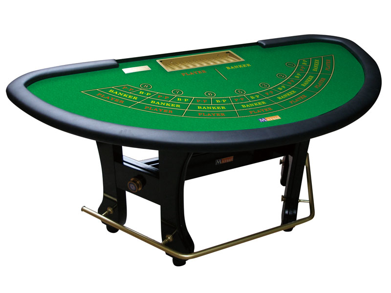 バカラ用テーブルのレンタルは東京イベント会社へ!