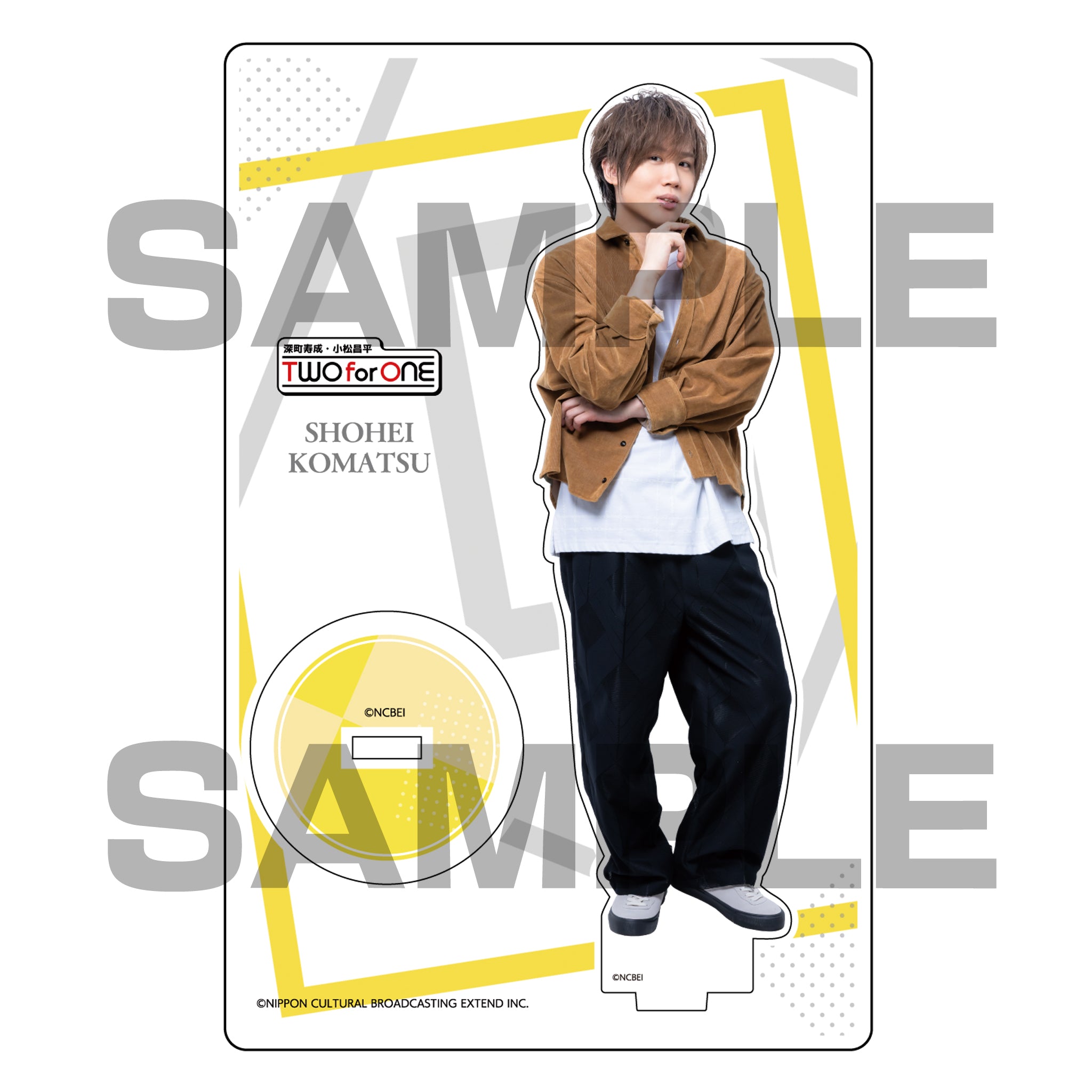 TWO for ONE アクリルスタンド TALK and LIVE 2025 ver.【B】小松昌平