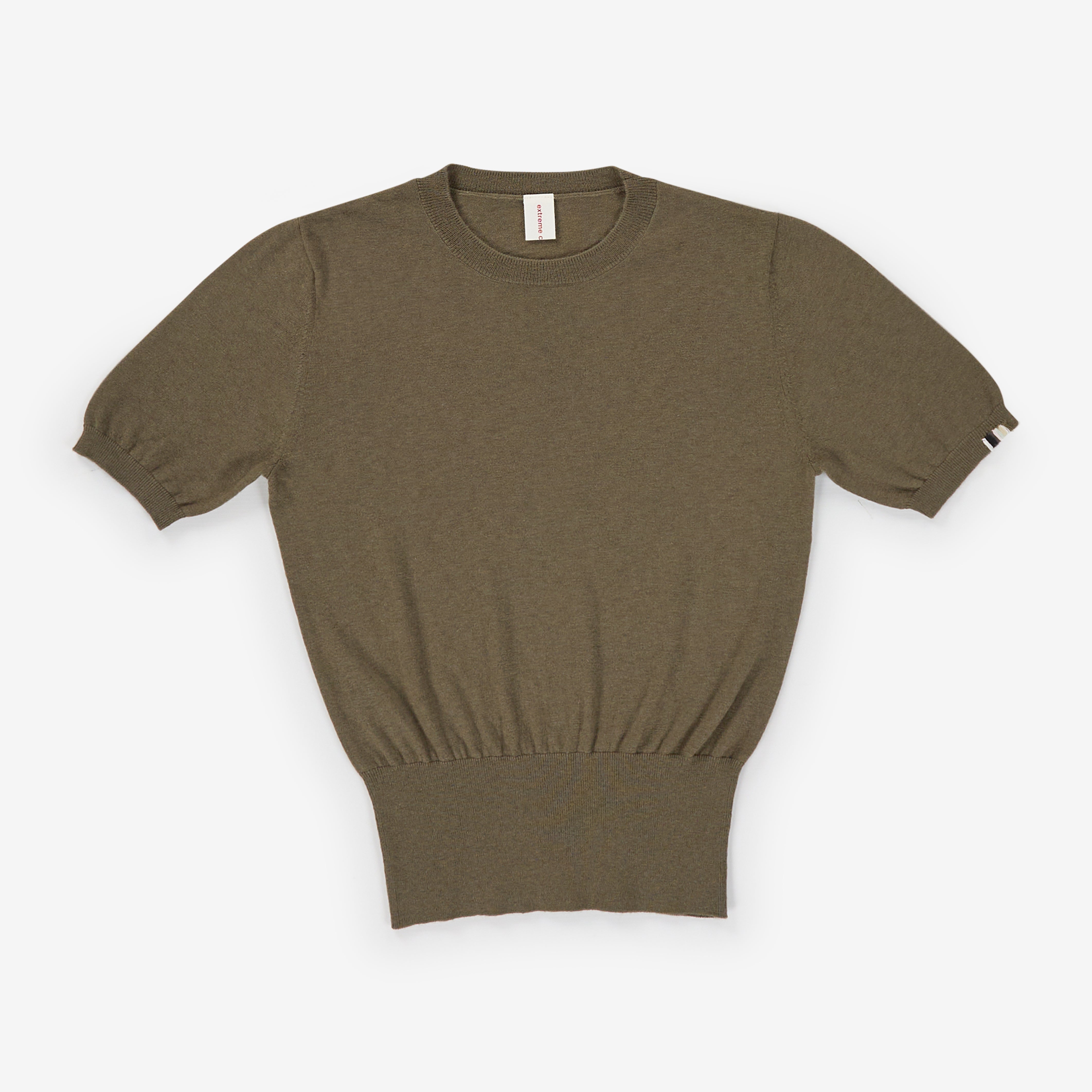 extreme cashmere short-sleeved wool sweater 416 noor – extreme