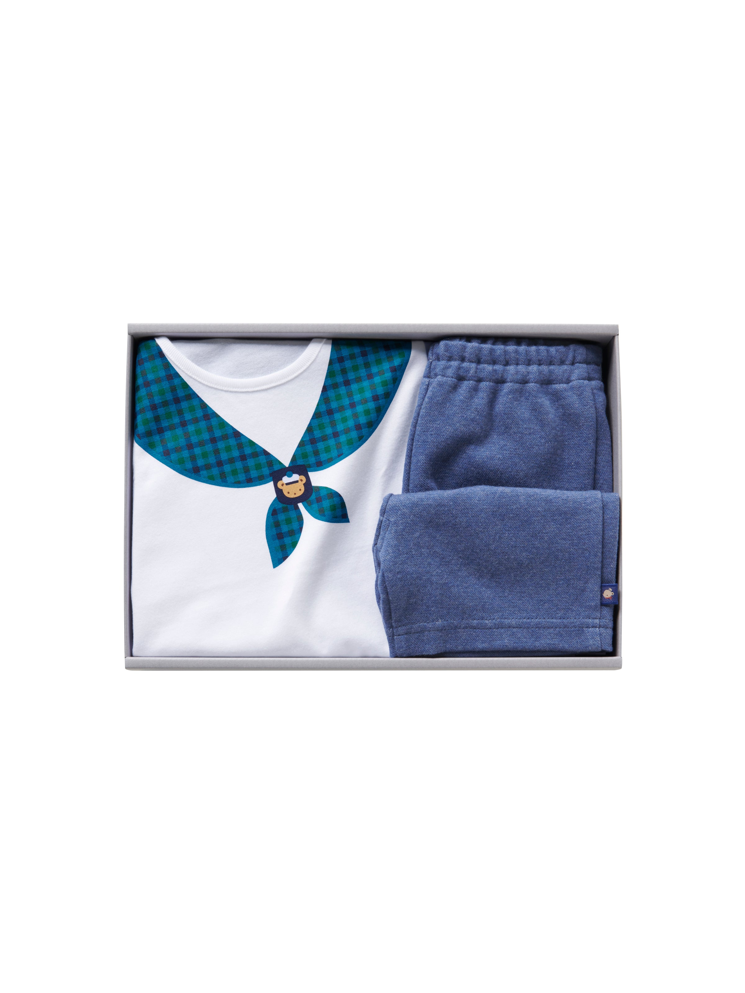 セーラーTシャツと4分丈パンツのセット｜ファミリア公式オンライン