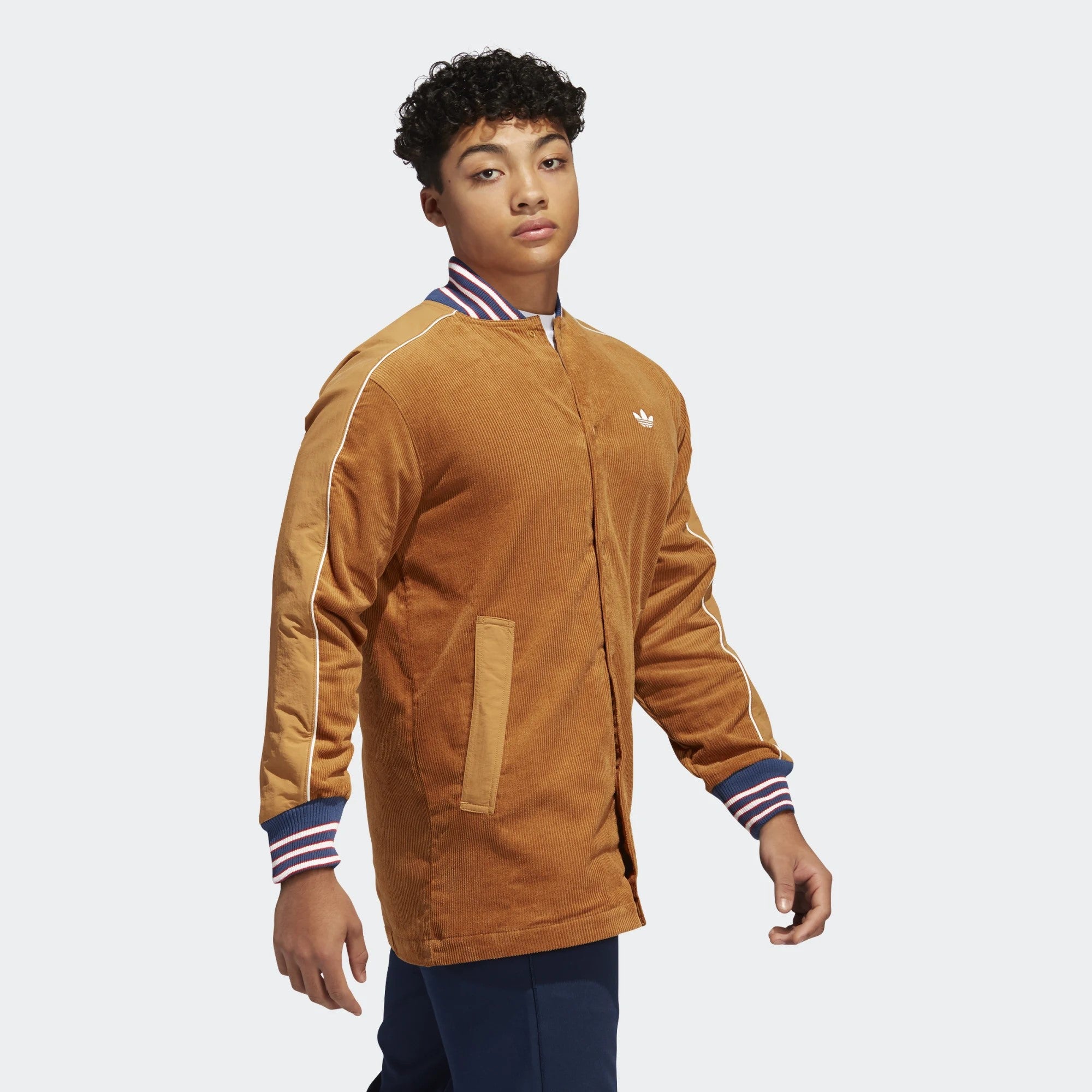 Adidas Men's Cordoroy Jacket, Mesa – Fanletic