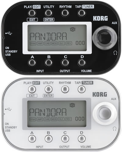 ギター・ベースに対応するKORGの小型マルチ・エフェクター登場