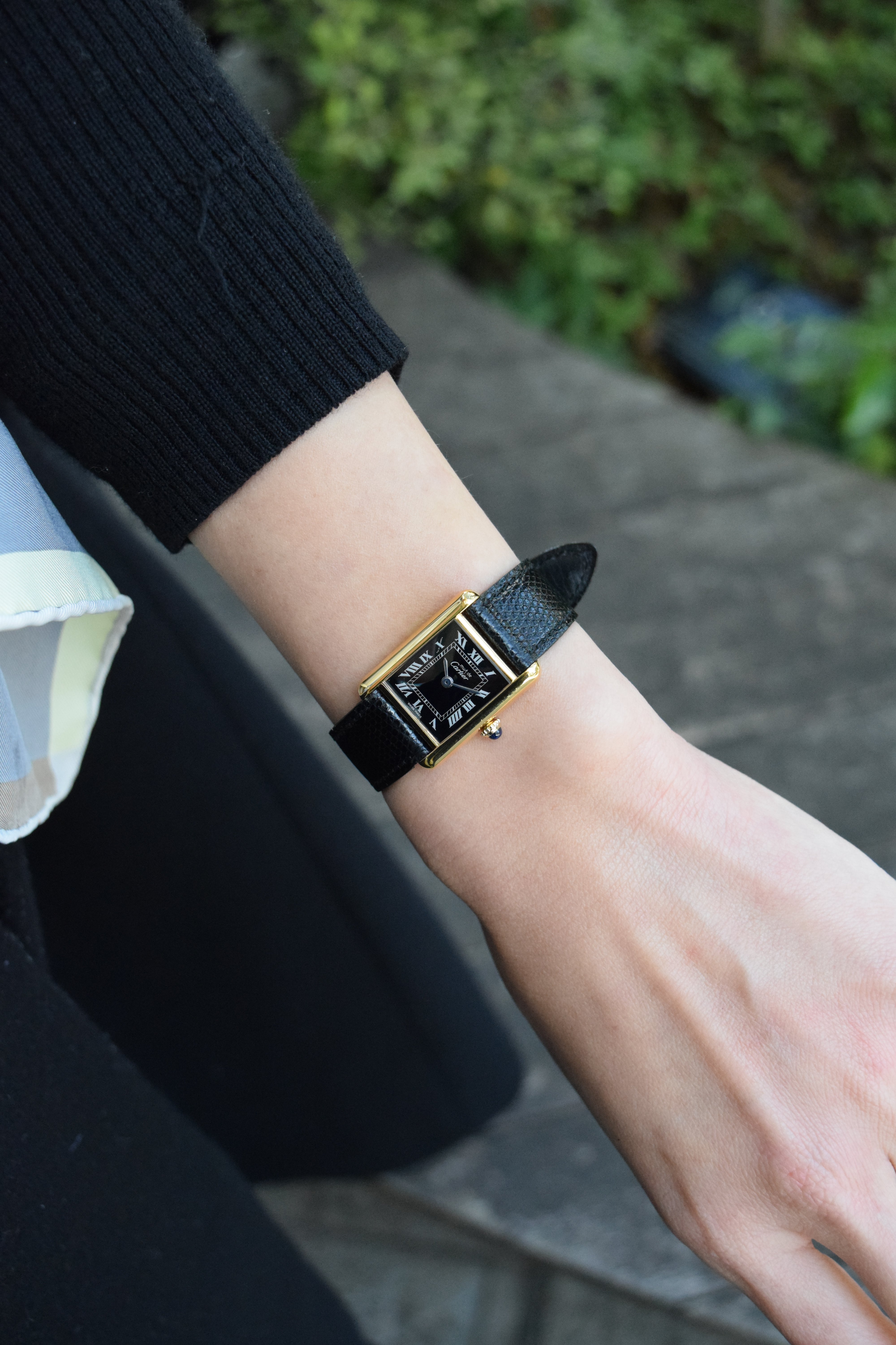 国際永久保証書付き』マスト ドゥ カルティエ タンク レディース