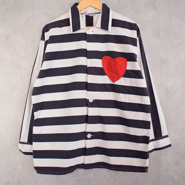 60年代 プリズナーシャツ コットン セットアップ コスチューム