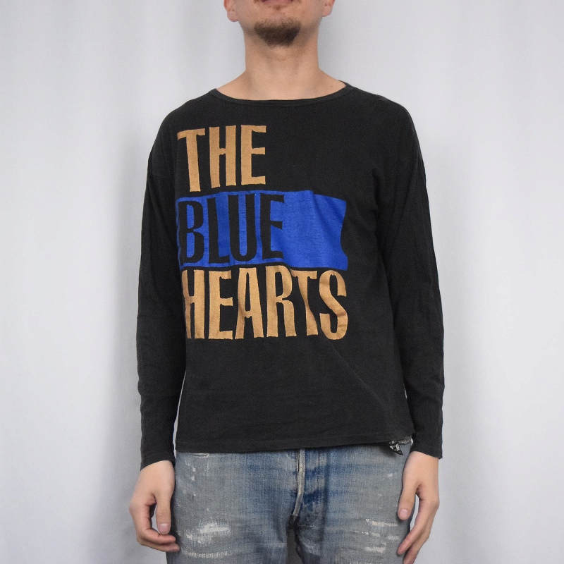 90年代 90s 長袖Tシャツ ブラック 黒 ザブルーハーツ │ヴィテージ古着