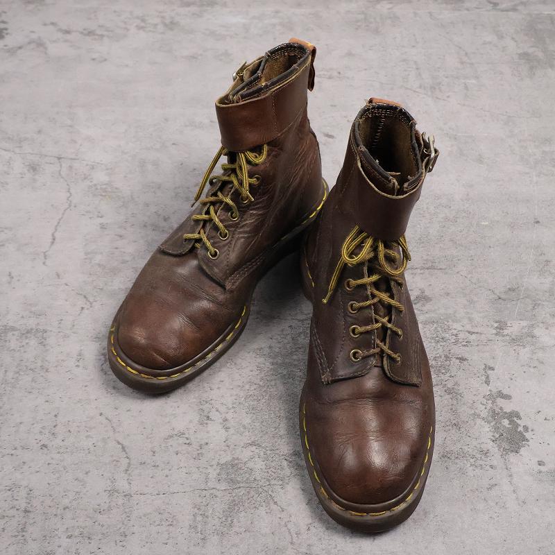 ドクターマーチン イングランド製 茶色 ブラウン レザーシューズ 靴
