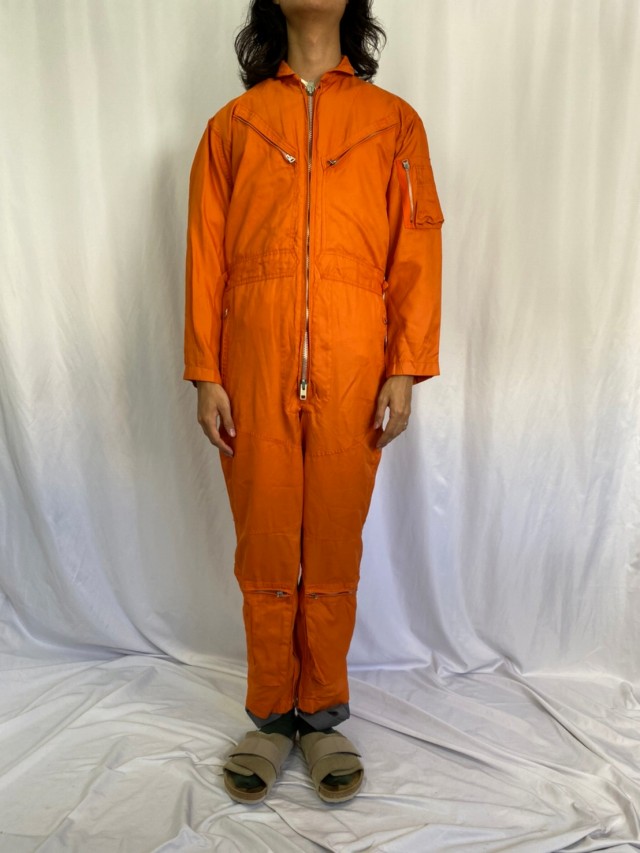 50年代 50s アメリカ軍 米軍 オレンジ オールインワン ジャンプスーツ