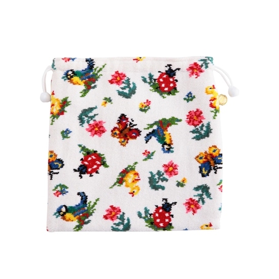 ハイジ 巾着 HE-176005（銀座・WEB限定）(ホワイト): FEILER