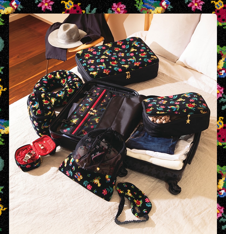 フェイラー ネイビー ハイジ柄 動物 花模様 ブランケット フェイラー