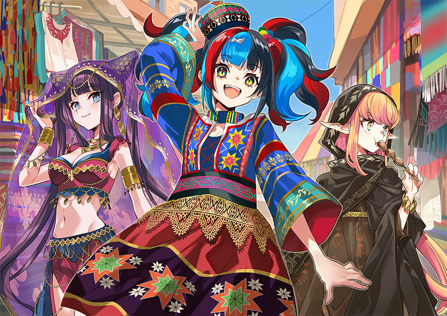 オリエンタルバザールワゴン（カード/ポートレイト/缶バッジ販売