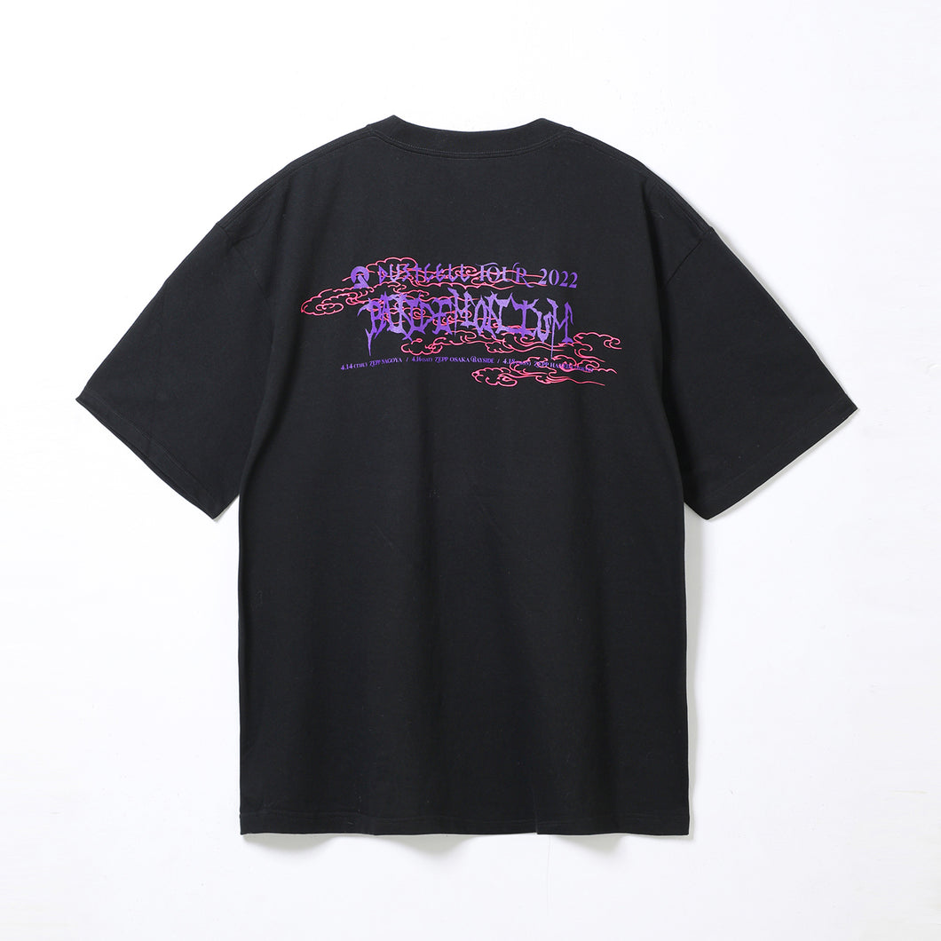DUSTCELL】「百鬼夜行」ビッグシルエットTシャツ／BLACK／DUSTCELL