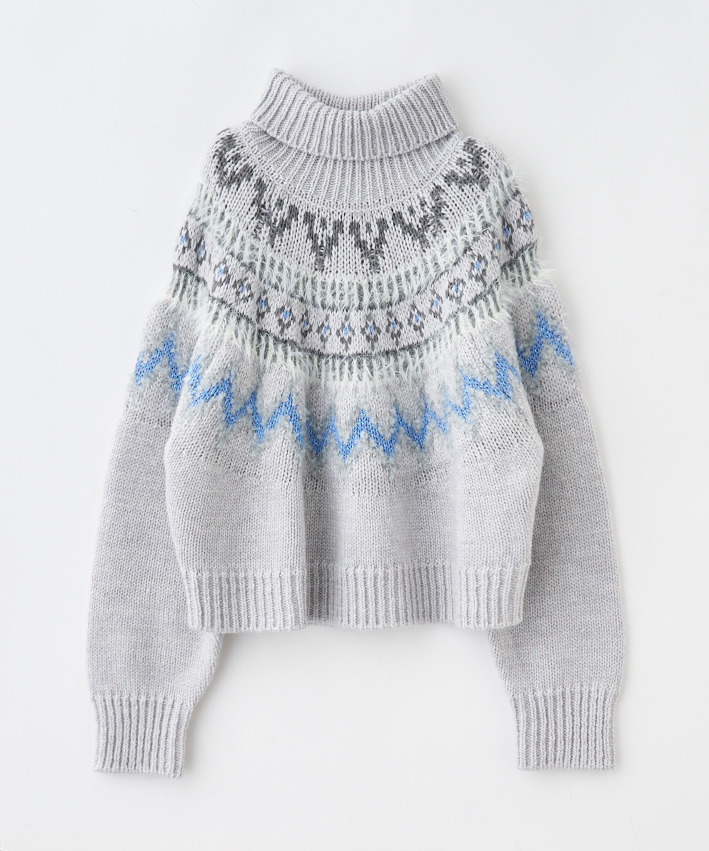 フェアアイル柄ニットプルオーバー｜Stola.（ストラ）公式通販サイト