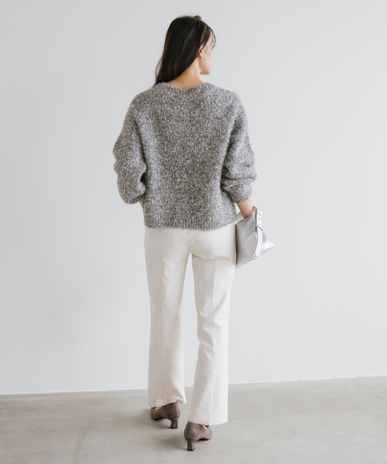 キラキラフェザーニットカーディガン｜Stola.（ストラ）公式通販サイト