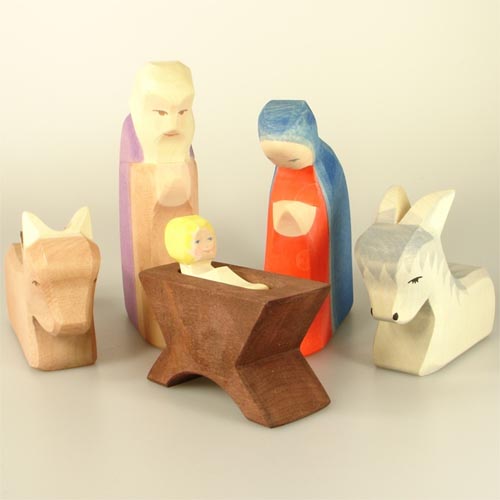 Ostheimer オストハイマー］クリッペン 馬小屋 生誕セット - 木の