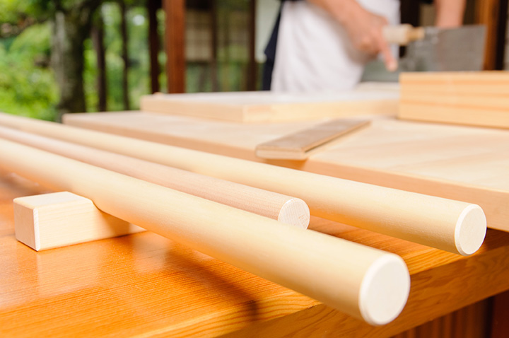 そば打ち道具 麺棒置き（3本用）2個セットの通販｜蕎麦打ちアイテム