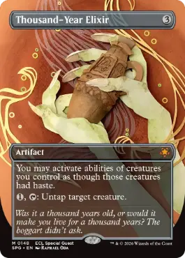 買取：【Foil】(148)□ボーダーレス□《千年霊薬/Thousand-Year Elixir