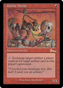 Foil】《ゴブリンの溶接工/Goblin Welder》[ULG] 赤R | 日本最大級 MTG