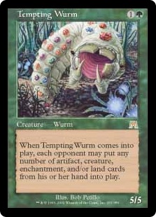 誘うワーム/Tempting Wurm》[ONS] 緑R | 日本最大級 MTG通販サイト