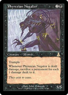 Foil】《ファイレクシアの抹殺者/Phyrexian Negator》[UDS] 黒R | 日本