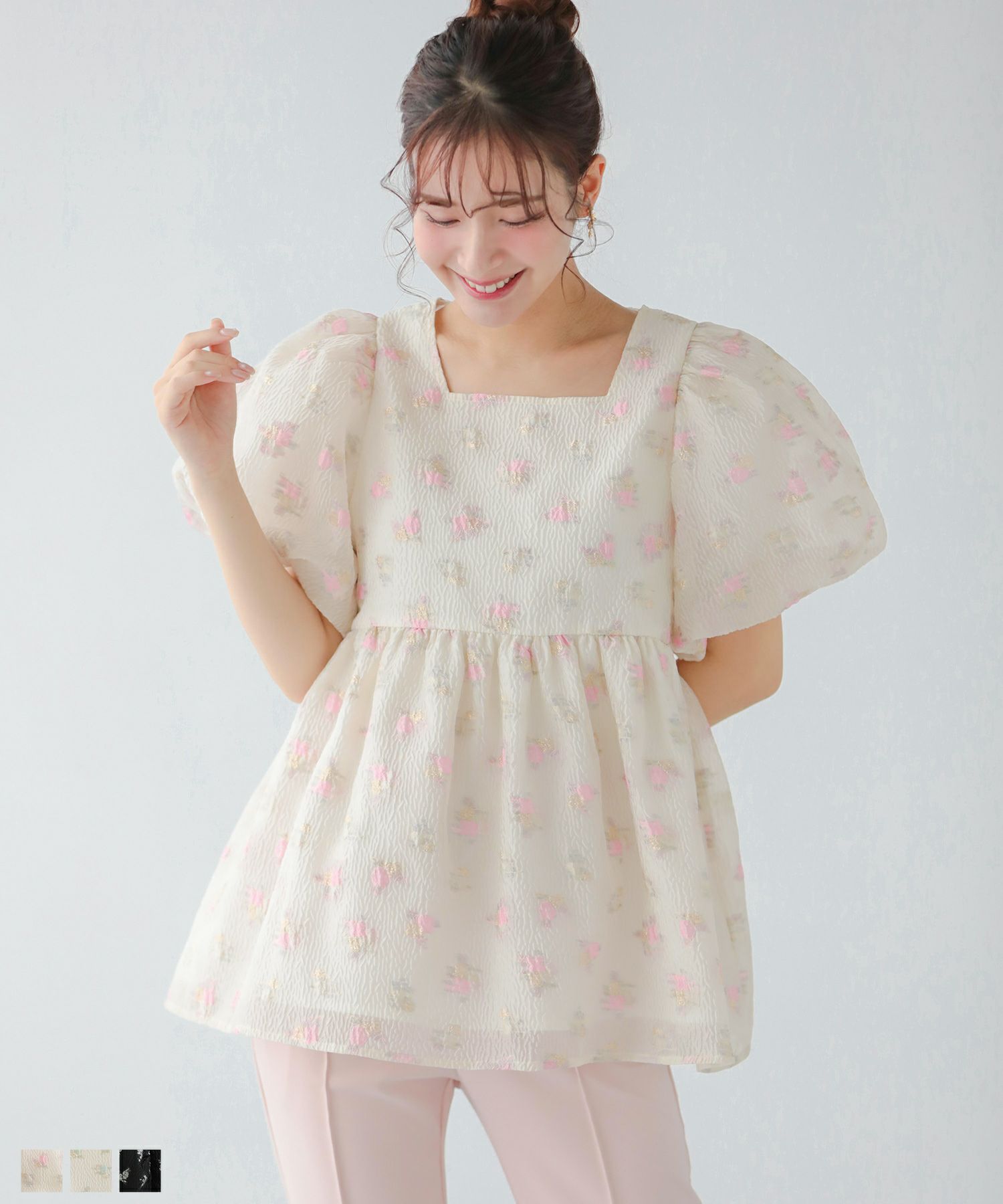 アシンメトリーティアードブラウス【宅配便】 | Fit more