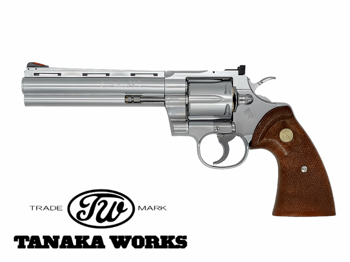 タナカワークス : モデルガン本体 コルトパイソン 357マグナム 6インチ