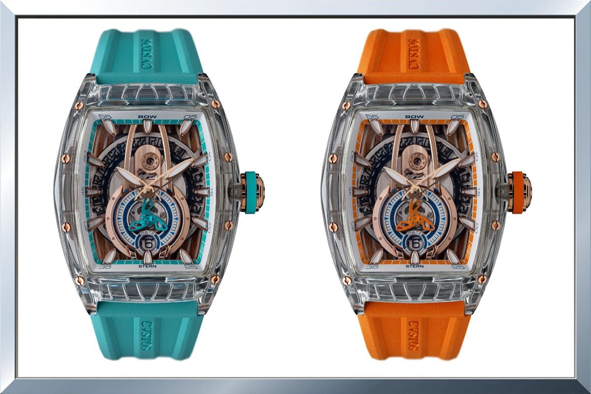 サファイア クリスタルのスケルトンウォッチが、大人の好奇心や少年心