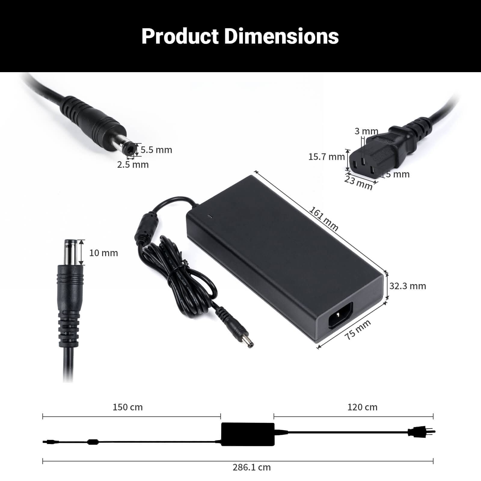 Fosi Audio 48V GaN Power Supply Unit for TB10D, BT20A PRO,V3