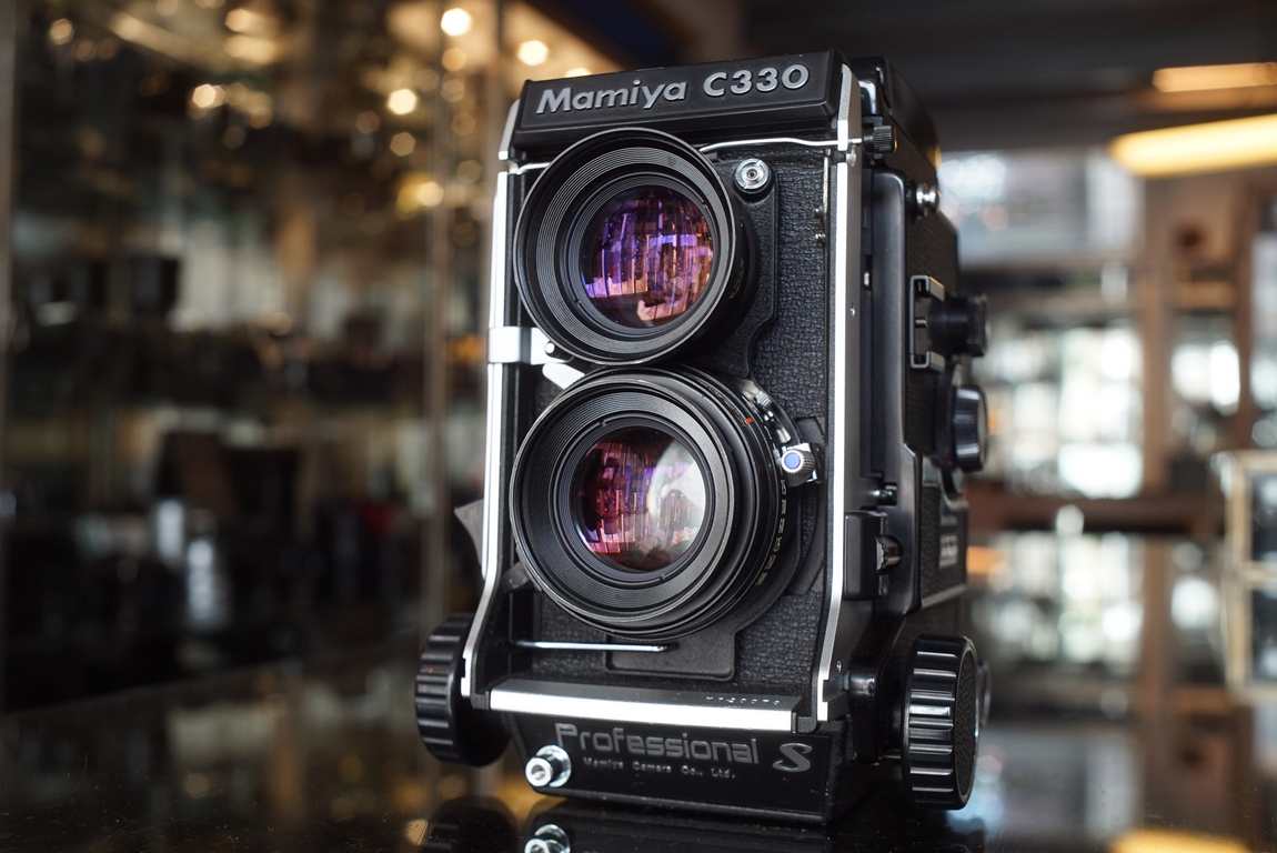 Mamiya C330 Pro S + Blue Dot 80mm F/2.8 S-version - Fotohandel