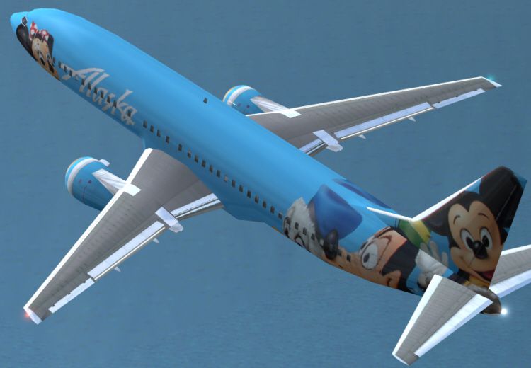 Alaska Airlines Boeing 737-400 for FS2004
