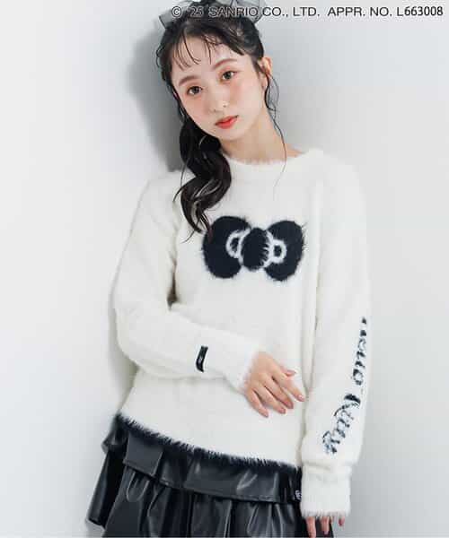 ☆SALE☆【ハローキティ】シャギーニット（G513025）|algy（アルジー