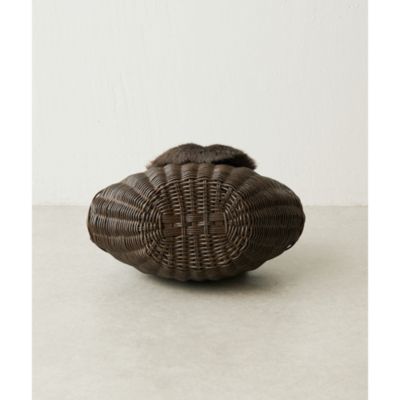 Whim Gazette(ウィム ガゼット)の【The BagmatiI】FUR MINIバスケット